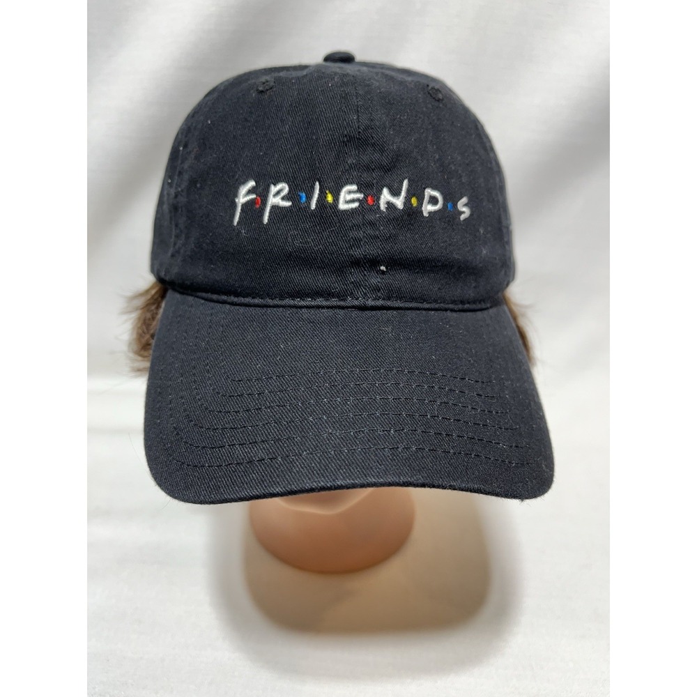 Friends The TV Series Black Embroidered Adjustable Hat NEW